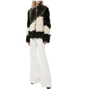 NILI LOTAN WIDE LEG LOW WAIST WHITE PANTS NWT 4